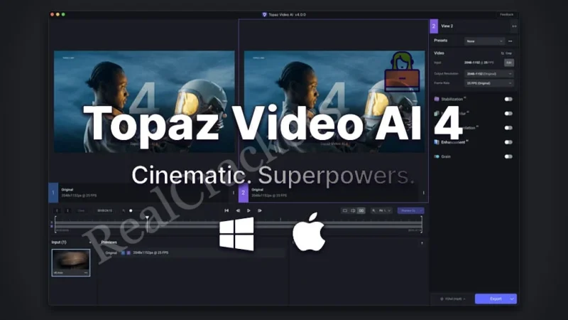 topaz video AI preactivated